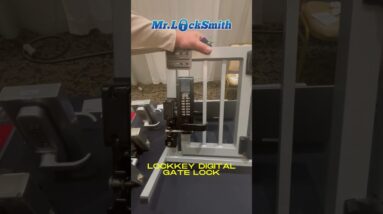 LockKey Digital Gate Lock: Secure and Convenient