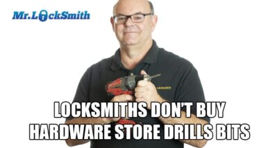 Locksmiths Don't Buy Cheap Hardware Store Drills Bits!