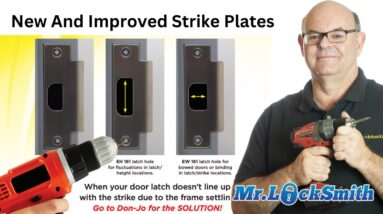 New And Improved Strike Plates From Don-Jo | Mr. Locksmith™