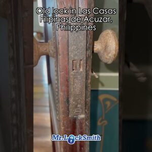 Old lock in Las Casas Filipinas de Acuzar, Philippines | Mr. Locksmith™