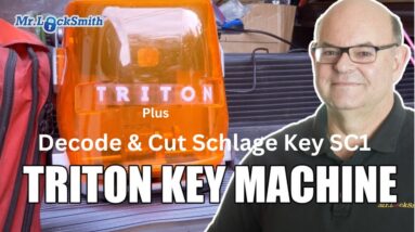 TRITON PLUS KEY MACHINE Decode & Cut Schlage Key SC1 | Mr. Locksmith™