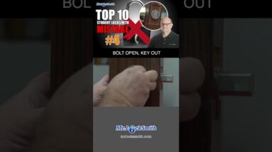 Preventing Lock Installation Issues: Key Out, Bolt Extended - Tip #4