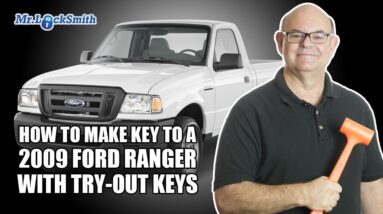 How to Make a Key for a 2009 Ford Ranger using Tryout Keys