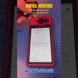AUTEL KM100 After Market Car Alarm Frequency Detection