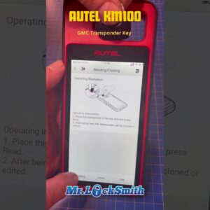 GMC Key Chip Reading: Autel KM100 Unveils the Secret