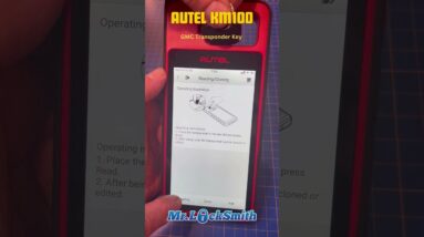 GMC Key Chip Reading: Autel KM100 Unveils the Secret