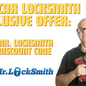 New Car Locksmith Exclusive Offer: Mr. Locksmith Discount Code