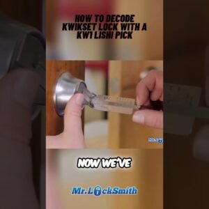 Lishi KW1 Pick | How to Decode Kwikset Lock