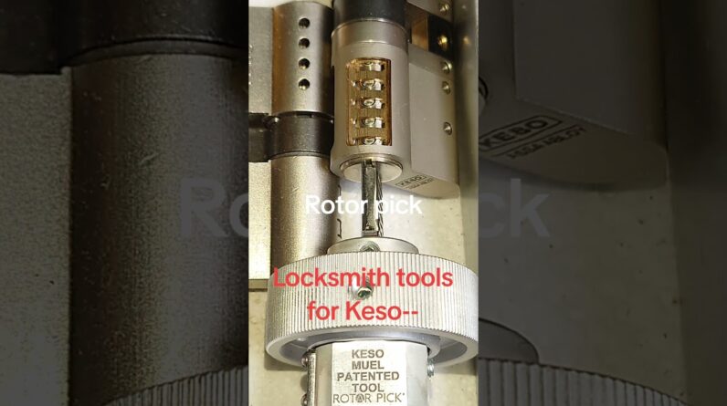 Rotor pick - locksmith tools for Keso.
