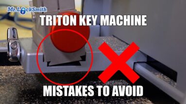 Triton Key Machine | Mistakes to Avoid
