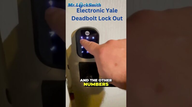 Yale Electronic Lock FAILURE