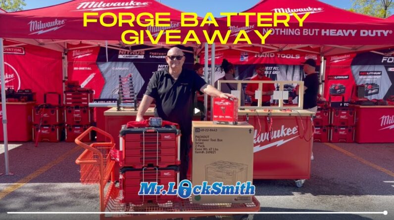 Forge Battery Giveaway at Milwaukee Event