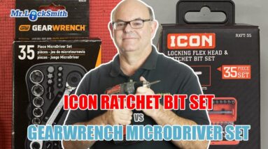 ICON Ratchet Bit Set vs GearWrench Drive MicroDriver 35 Piece Set