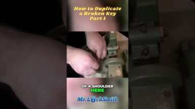 How to Duplicate a Broken Key Part 1
