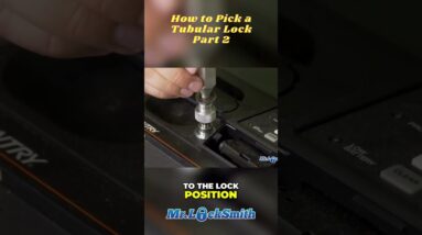 How to Pick a Tubular Lock on a Sentry Safe Part 2