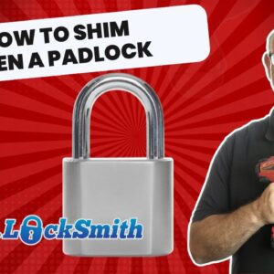 How to Shim Open a Padlock | Mr. Locksmith