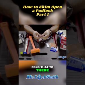 How to Shim Open a Padlock Mr Locksmith Part 1 | Mr. Locksmith