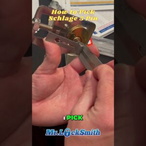 Picking the Schlage SC1 Lock with a Lishi Pick