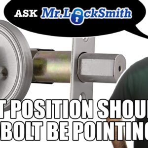 Ask Mr  Locksmith: How to Identify Locked and Unlocked Positions on Deadbolts