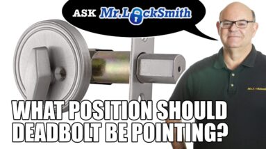 Ask Mr Locksmith: How to Identify Locked and Unlocked Positions on Deadbolts