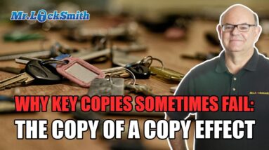 Why Key Copies Sometimes Fail: The Copy of a Copy Effect