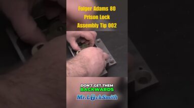 Folger Adams 80 Series Prison Lock Assembly Tips 002
