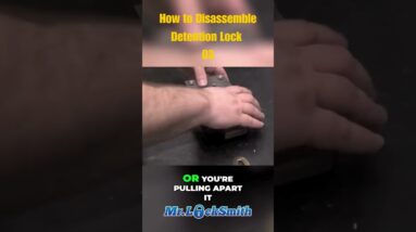 How to Disassemble Detention Lock 03