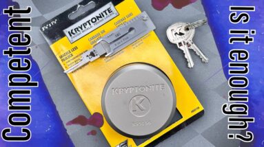 [1604] Kryptonite Hidden Shackle Padlock (Model 855156)