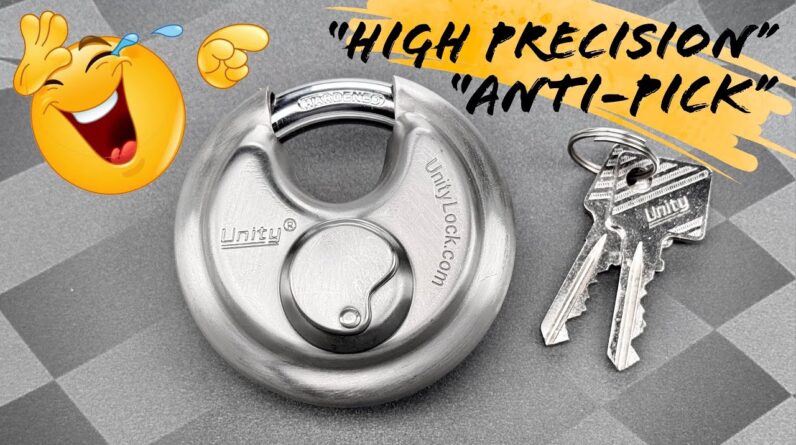 [1616] Unity’s “Anti-Pick” Disc Lock… Picked.