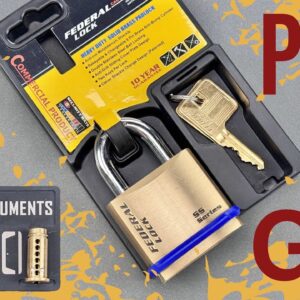 [1622] Pick & Gut: Federal 720B Padlock