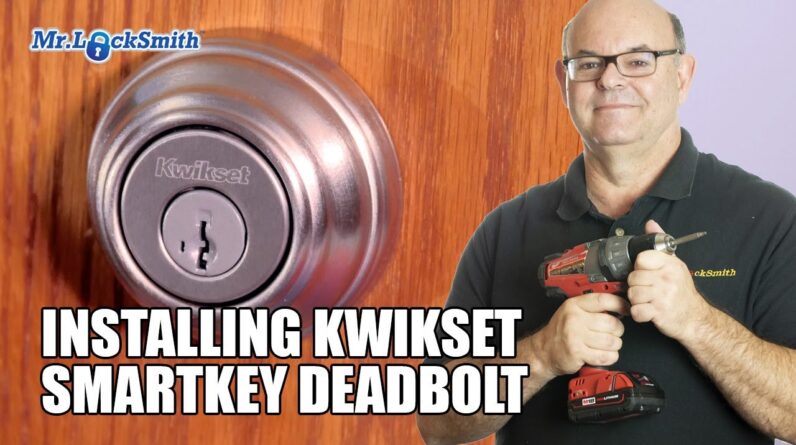 Installing Kwikset Smartkey Deadbolt 980 Part 2 | Mr. Locksmith™