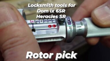 locksmith tools for Dom.         Rotor pick