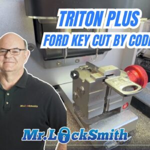 Triton PLUS Key Machine Ford Intercepter Key cut by Code | Mr. Locksmith™